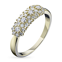 화이트 골드 다이아몬드 반지 - изображение 1