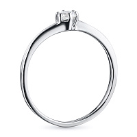 화이트 골드 다이아몬드 반지 - изображение 3