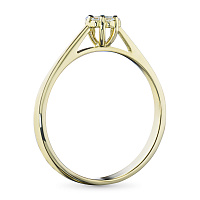 화이트 골드 다이아몬드 반지 - изображение 4