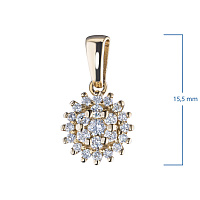 다이아몬드  펜던트 - изображение 2