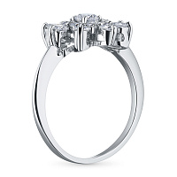 화이트 골드 다이아몬드 반지 - изображение 4