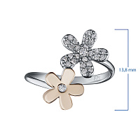 화이트 골드 다이아몬드 반지 - изображение 3