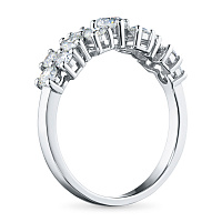 화이트 골드 다이아몬드 반지 - изображение 4