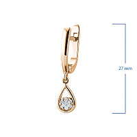 레드 골드 귀걸이 - изображение 2