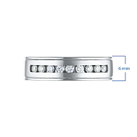 화이트 골드 다이아몬드 반지 - изображение 2