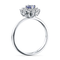 화이트 골드 다이아몬드 반지 - изображение 4