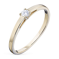 화이트 골드 다이아몬드 반지 - изображение 1