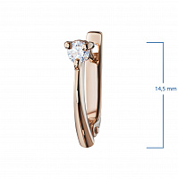레드 골드 귀걸이 - изображение 3