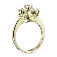 화이트 골드 다이아몬드 반지 - изображение 4