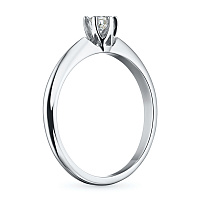 화이트 골드 다이아몬드 반지 - изображение 4