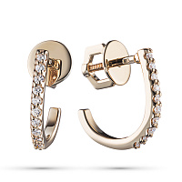 레드 골드 스터드 귀걸이 - изображение 1