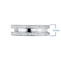 화이트 골드 다이아몬드 반지 - изображение 3