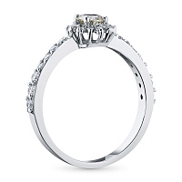 화이트 골드 다이아몬드 반지 - изображение 4