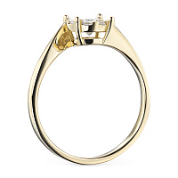 화이트 골드 다이아몬드 반지 - изображение 4