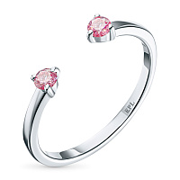 화이트 골드 다이아몬드 반지 - изображение 1