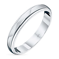 화이트 골드 다이아몬드 반지 - изображение 1