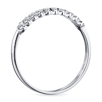 화이트 골드 다이아몬드 반지 - изображение 4