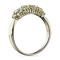 화이트 골드 다이아몬드 반지 - изображение 4