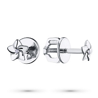 은 스터드 귀걸이 - изображение 1