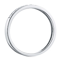 화이트 골드 다이아몬드 반지 - изображение 4