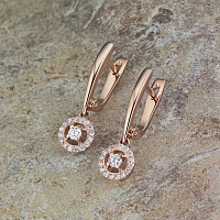 레드 골드 귀걸이 - изображение 4