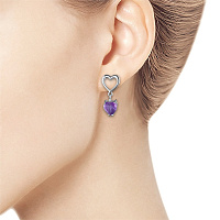 은 스터드 귀걸이 - изображение 3