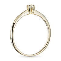 화이트 골드 다이아몬드 반지 - изображение 4