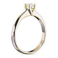 화이트 골드 다이아몬드 반지 - изображение 4