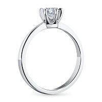 화이트 골드 다이아몬드 반지 - изображение 4