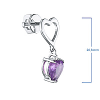 은 스터드 귀걸이 - изображение 2