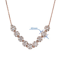 레드 골드 목걸이 - изображение 3