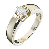 화이트 골드 다이아몬드 반지 - изображение 1