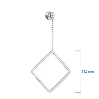 은 스터드 귀걸이 - изображение 2