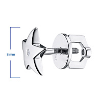 은 스터드 귀걸이 - изображение 2