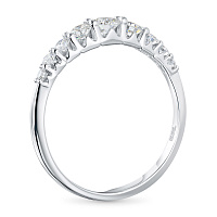 화이트 골드 다이아몬드 반지 - изображение 4