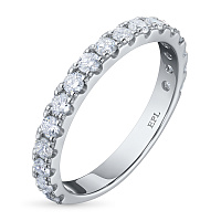 화이트 골드 다이아몬드 반지 - изображение 1