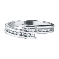 화이트 골드 다이아몬드 반지 - изображение 2