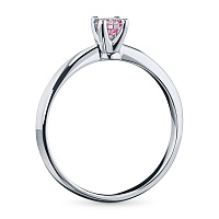 화이트 골드 다이아몬드 반지 - изображение 4