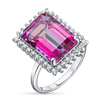 화이트 골드 다이아몬드 반지 - изображение 1