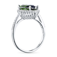 화이트 골드 다이아몬드 반지 - изображение 4