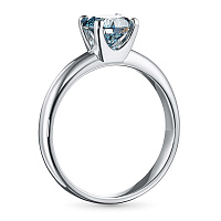 화이트 골드 다이아몬드 반지 - изображение 4