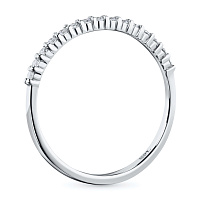 화이트 골드 다이아몬드 반지 - изображение 4