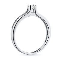 화이트 골드 다이아몬드 반지 - изображение 4