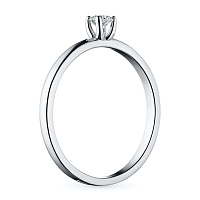 화이트 골드 다이아몬드 반지 - изображение 4