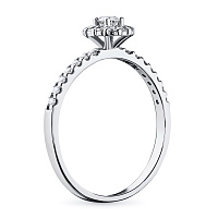 화이트 골드 다이아몬드 반지 - изображение 4