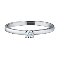 화이트 골드 다이아몬드 반지 - изображение 3