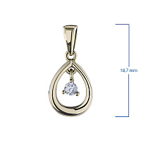 다이아몬드  펜던트 - изображение 3