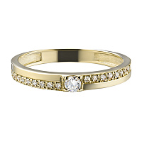 화이트 골드 다이아몬드 반지 - изображение 3