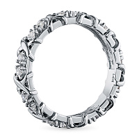 화이트 골드 다이아몬드 반지 - изображение 4