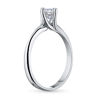 화이트 골드 다이아몬드 반지 - изображение 4